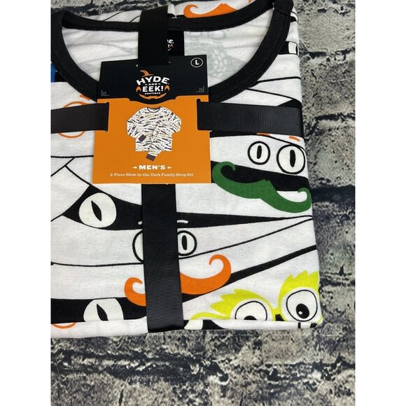 Hyde & EEK! Men's Large Mummy Halloween Matching Family Pajama Set - Picture 4 of 8